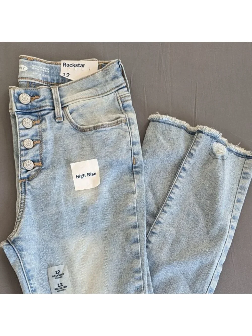 Girls Old Navy Rockstar Jeans Light Wash NWT